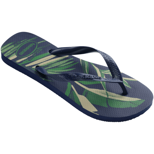 Men's Top Aloha Flip Flops - Navy Blue