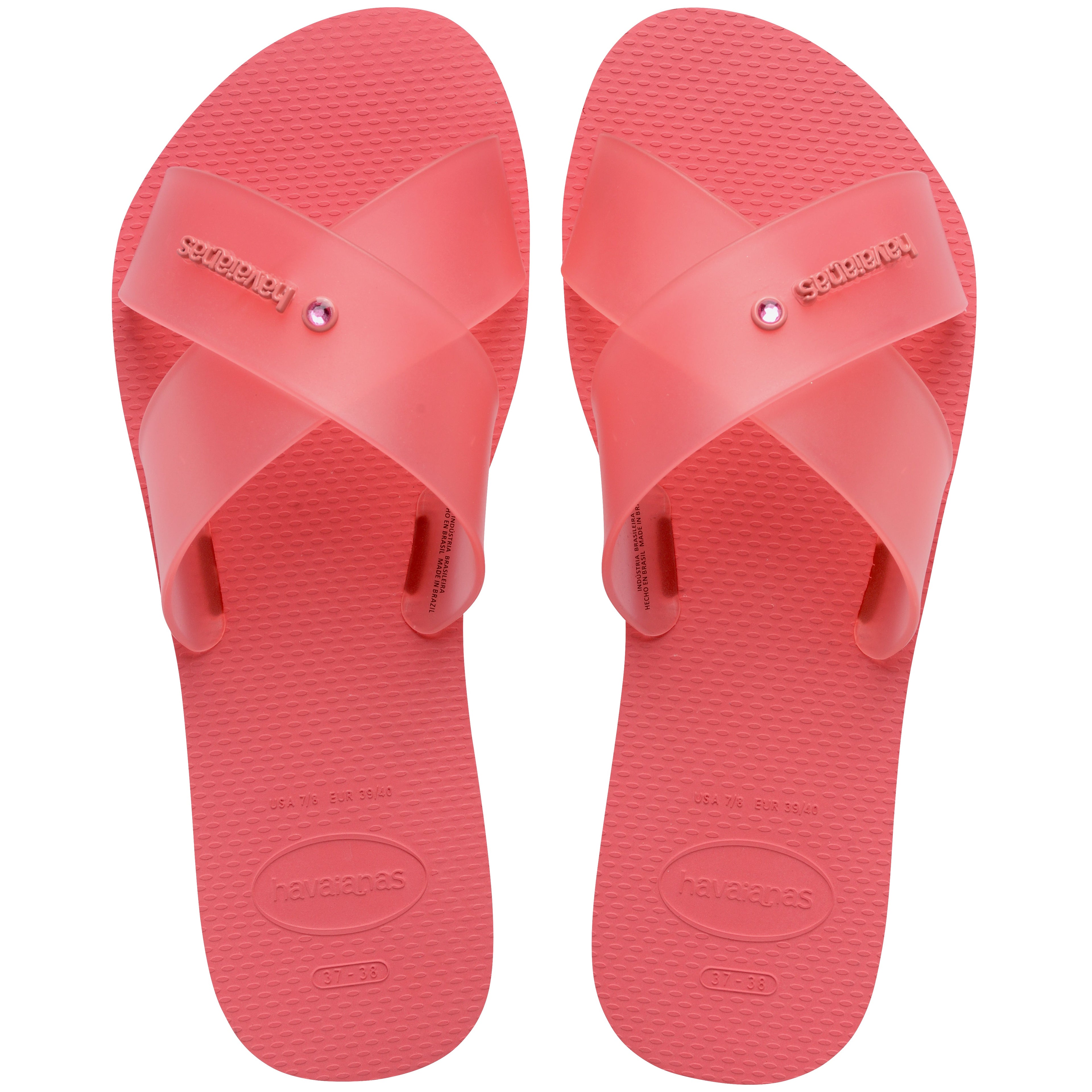 Women's Aqua Jelly Sandals - TROPICAL CORAL