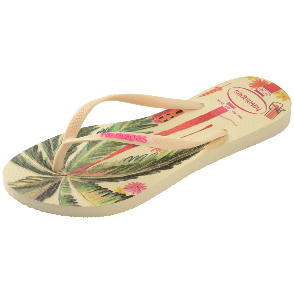 Women's Summer Bliss Slim Flip Flops - BUTTERCREAM
